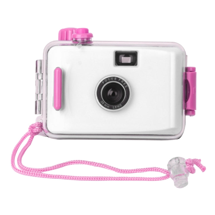 SUC4 5m Waterproof Retro Film Camera Mini Point-and-shoot Camera for Children, Baby Blue, White, Yellow, Black White, Pink