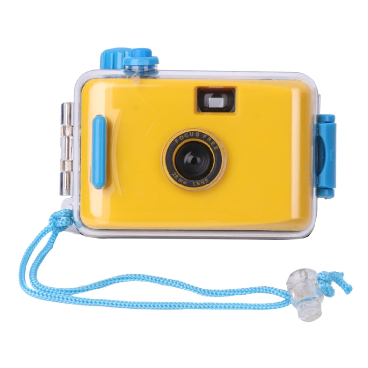 SUC4 5m Waterproof Retro Film Camera Mini Point-and-shoot Camera for Children, Baby Blue, White, Yellow, Black White, Pink