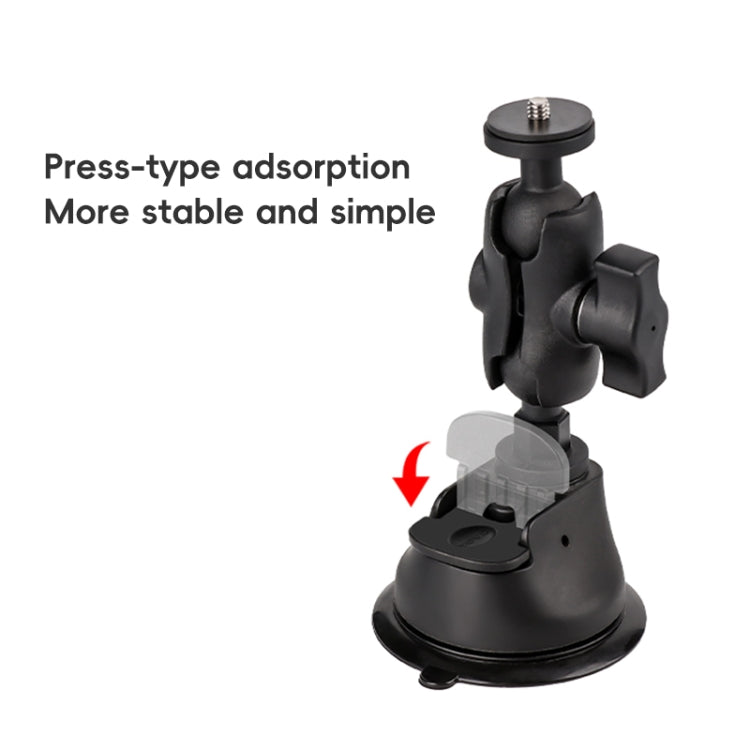 1/4 inch Screw Dual-Leg  Suction Cup Mount and 2 x Single-leg Car Suction Cup Mount Crab Clamps Set, Dual-Leg Suction Cup Mount and 2 x Single-leg Car Suction Cup