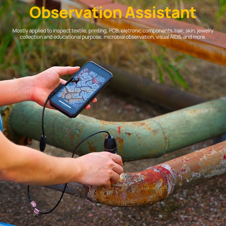 Ulefone uSmart C01 Wired Digital Microscope for Ulefone Armor 18 Series / 9 / 9E & Power Armor 16 Series / 13 / Armor Pad