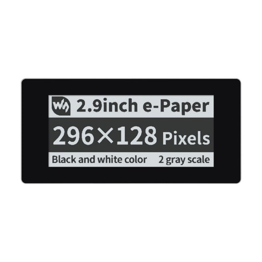 Waveshare 2.9 inch 296 x 128 Pixel Touch Black / White e-Paper Module for Raspberry Pi Pico, SPI Interface, 20051