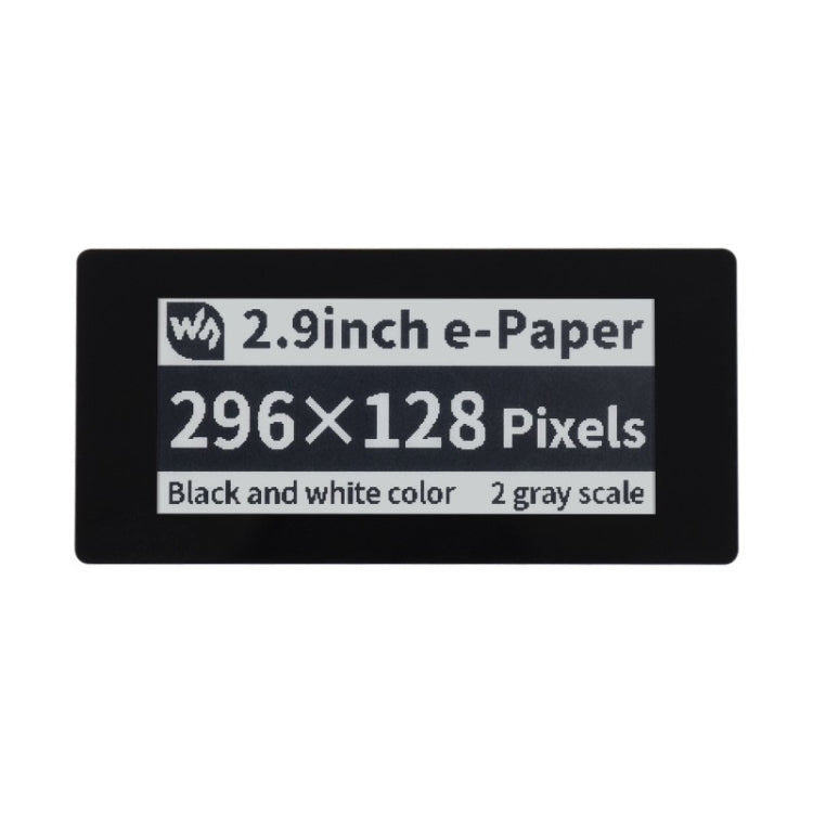 Waveshare 2.9 inch 296 x 128 Pixel 5-Points Capacitive Touch Black / White E-Paper E-Ink Display HAT for Raspberry Pi Pico, SPI Interface, 19967