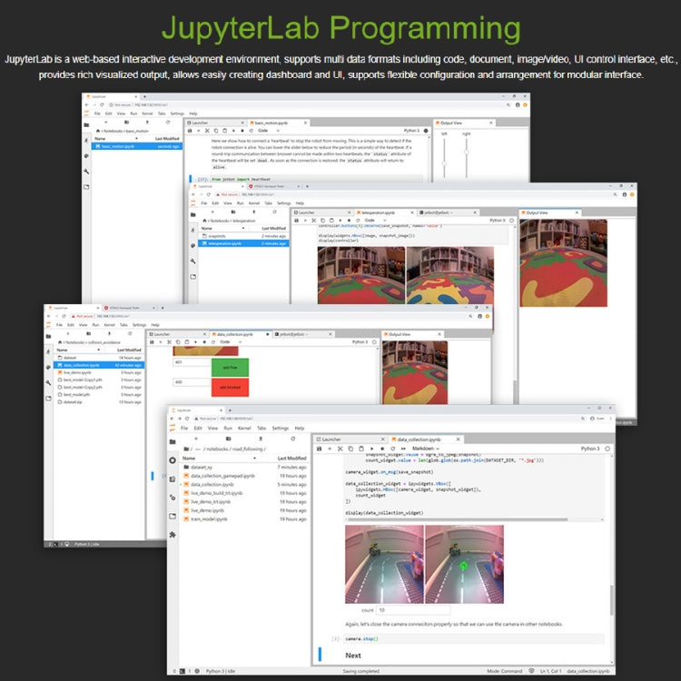 Waveshare JETANK AI Tracked Mobile Robot Kit, Based on Jetson Nano, EU Plug