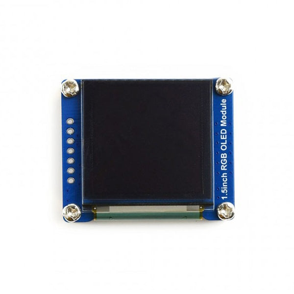 WAVESHARE 128x128 General 1.5inch RGB OLED Display Module 16-bit High Color with SPI Interface, 1.5inch  OLED