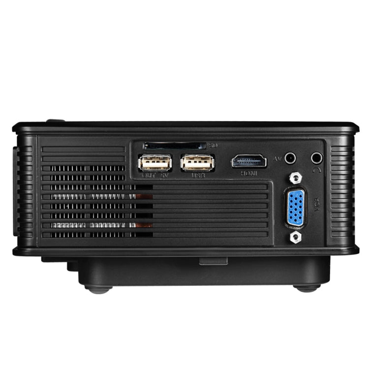 LY-50 1800 Lumens 1280x800 Home Theater LED Projector with Remote Control, Support AV & USB & VGA & HDMI