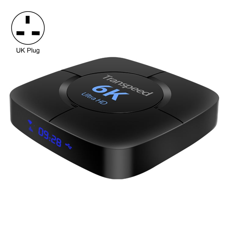 6K UHD Smart TV Box, Android 10.0, Allwinner H616 Quad Core, 4GB+32GB,EU Plug, 4GB+32GB