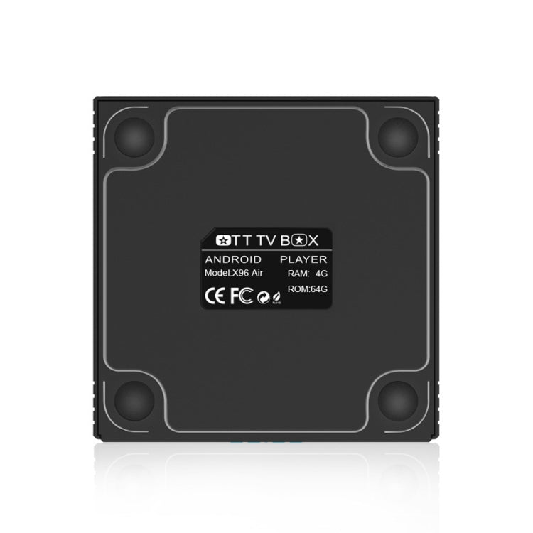 X96 Air 8K Smart TV BOX Android 9.0 Media Player with Remote Control, Quad-core Amlogic S905X3, RAM: 4GB, ROM: 32GB, Dual Band WiFi, Bluetooth, AU Plug, 4GB+32GB