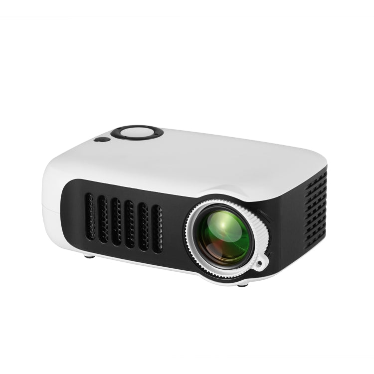 TRANSJEE A2000 320x240P 1000 ANSI Lumens Mini Home Theater HD Digital Projector, Plug Type: US Plug, Plug Type: US Plug(White)