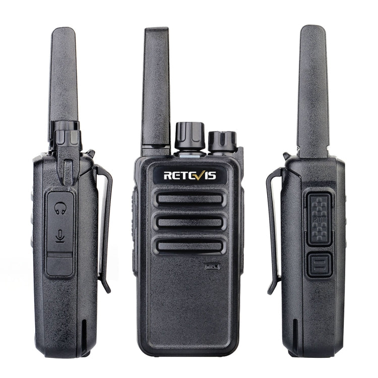 1 Pair RETEVIS RT68 2W 16CHS FRS Two Way Radio Handheld Walkie Talkie, US Plug, RT68