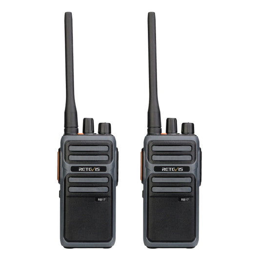 1 Pair RETEVIS RB617 PMR446 16CHS License-free Two Way Radio Handheld Walkie Talkie, EU Plug