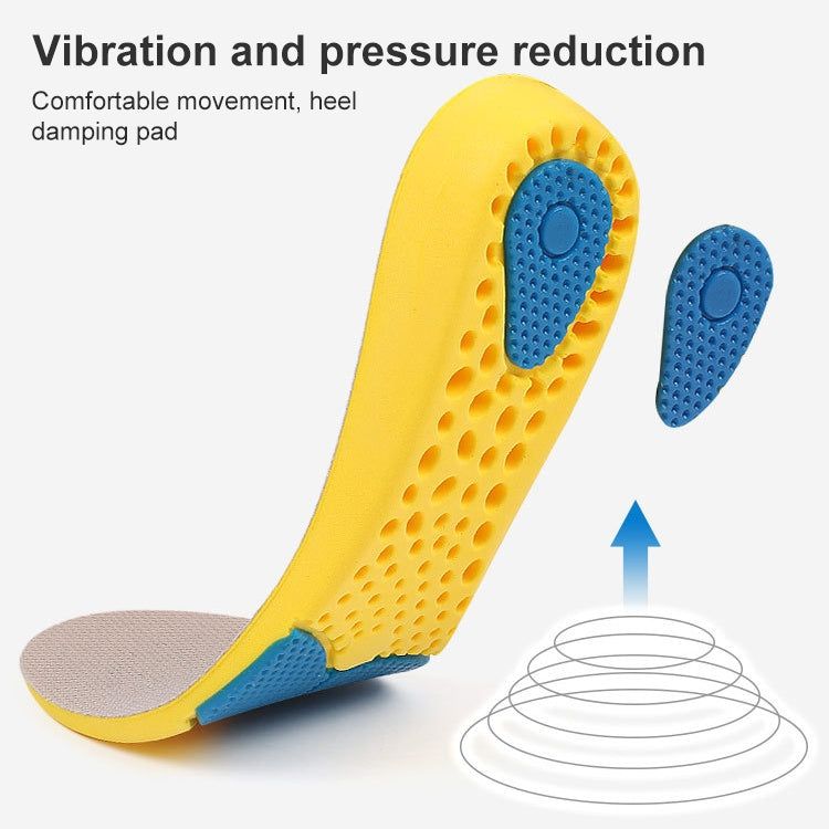 086 PU Silicone Sweat-absorbent Breathable Shock-absorbing Sports Full Shoe Pads Cuttable Increase Insole
