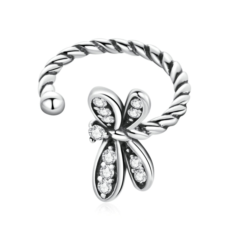 S925 Sterling Silver Exquisite Dragonfly Women Earrings