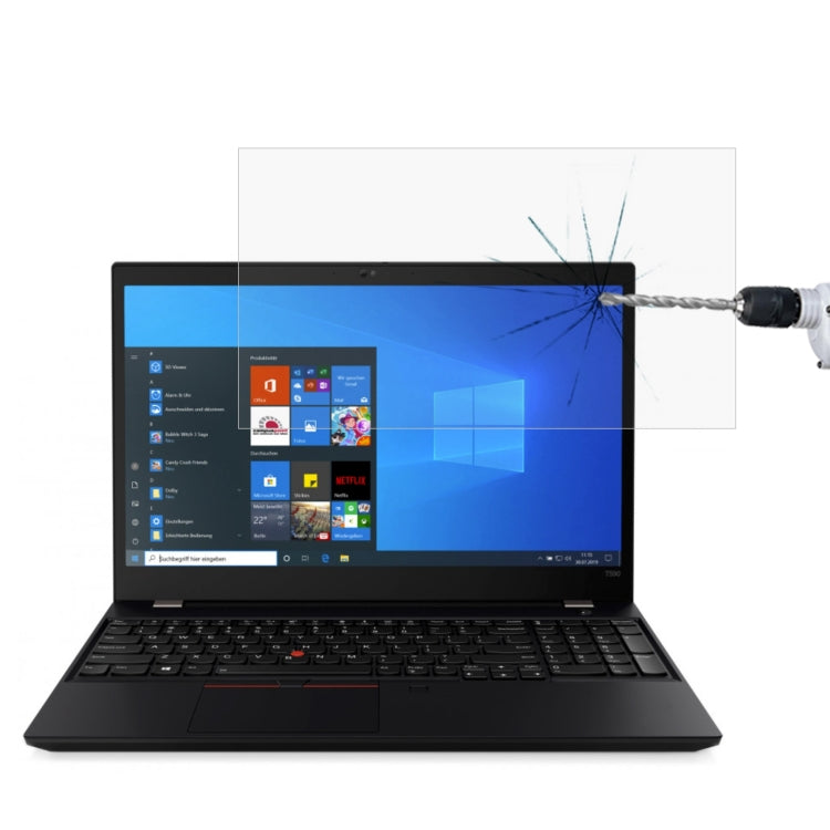 Laptop Screen HD Tempered Glass Protective Film, For ThinkPad E15 15.6 inch, For ThinkPad E590 15.6 inch, For ThinkPad E595 15.6 inch, For ThinkPad L15 15.6 inch, For ThinkPad L590 15.6 inch, For ThinkPad P15s 15.6 inch, For ThinkPad P15v 15.6 inch    ...