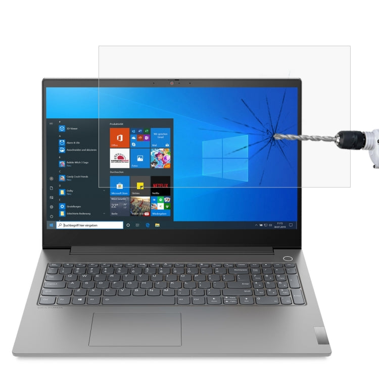 Laptop Screen HD Tempered Glass Protective Film, For ThinkPad E15 15.6 inch, For ThinkPad E590 15.6 inch, For ThinkPad E595 15.6 inch, For ThinkPad L15 15.6 inch, For ThinkPad L590 15.6 inch, For ThinkPad P15s 15.6 inch, For ThinkPad P15v 15.6 inch    ...