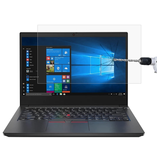 Laptop Screen HD Tempered Glass Protective Film For ThinkPad E14 14 inch 2022, For ThinkPad E14 14 inch 2022, For ThinkPad E14 Slim 14 inch, For ThinkPad E495 14 inch, For ThinkPad L14 14 inch, For ThinkPad L490 14 inch, For ThinkPad P14s 14 inch