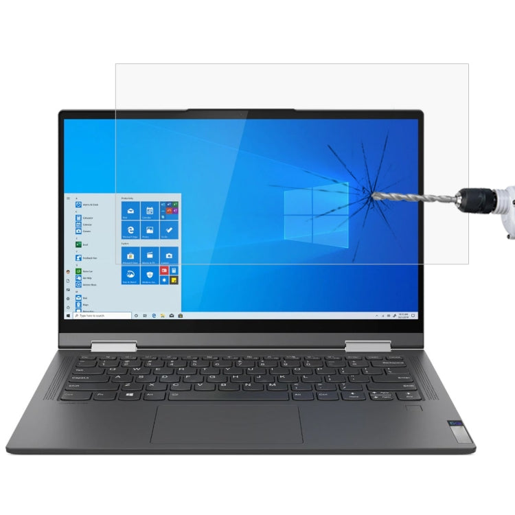 Laptop Screen HD Tempered Glass Protective Film, For Lenovo IdeaPad 4G 14 inch, For Lenovo IdeaPad 14s 14 inch, For Lenovo Ideapad S130-14IGM 14 inch, For Lenovo YOGA 5G, For Lenovo YOGA 14c 14 inch, For Lenovo YOGA 14s 14 inch                         ...