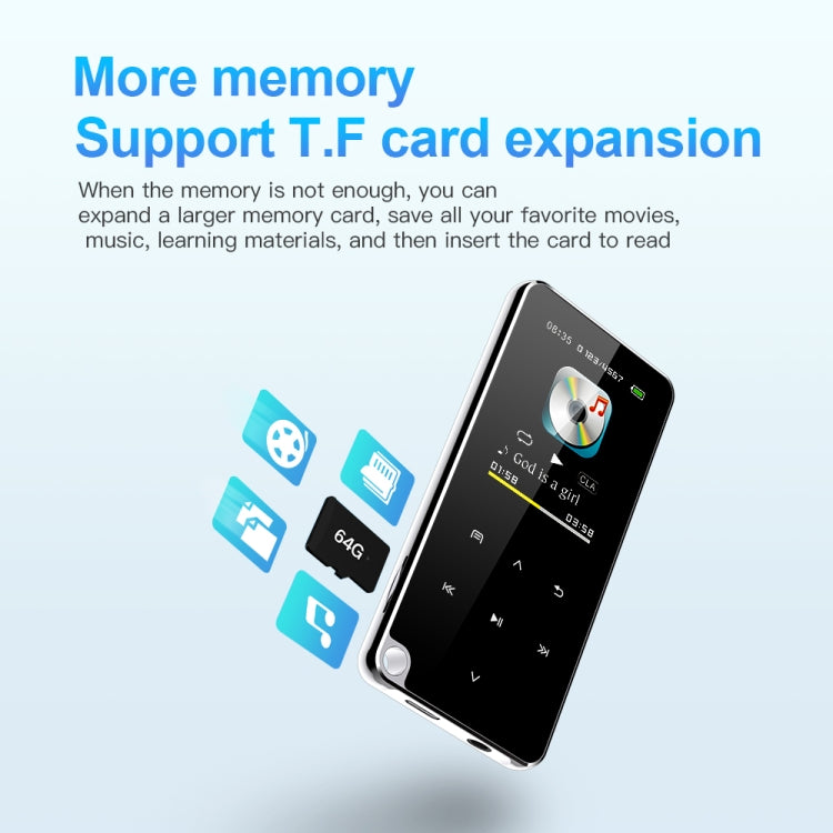 M25 Multifunctional Portable Bluetooth MP3 Player, 4GB, 8GB, 16GB, 32GB, 64GB
