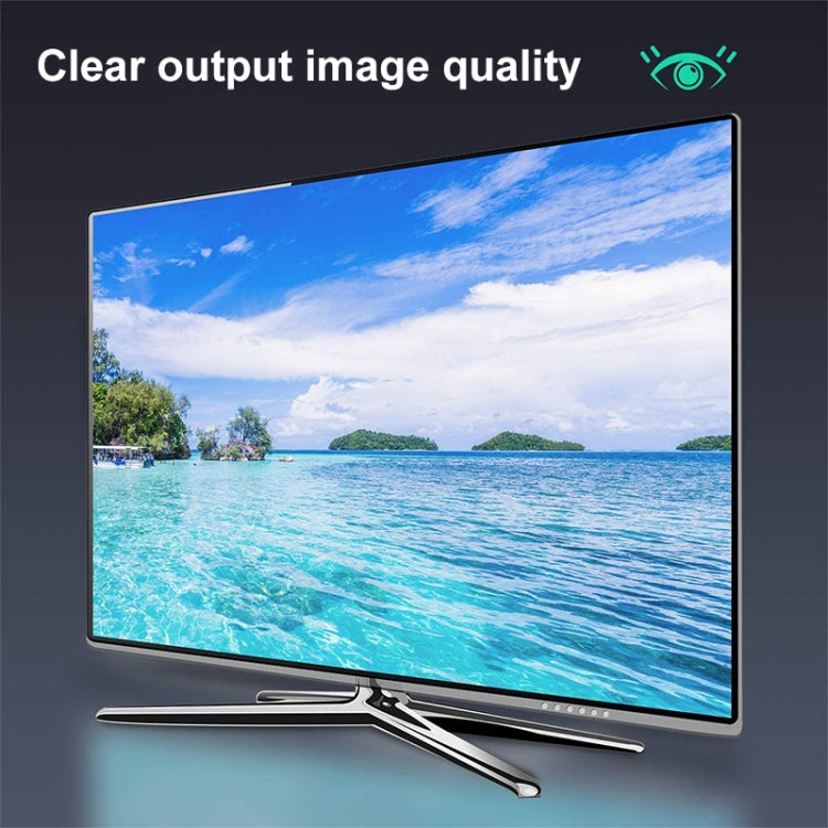 h114 3 in 1 Mini HDMI to HDMI + VGA + 3.5 Audio Converter Cable