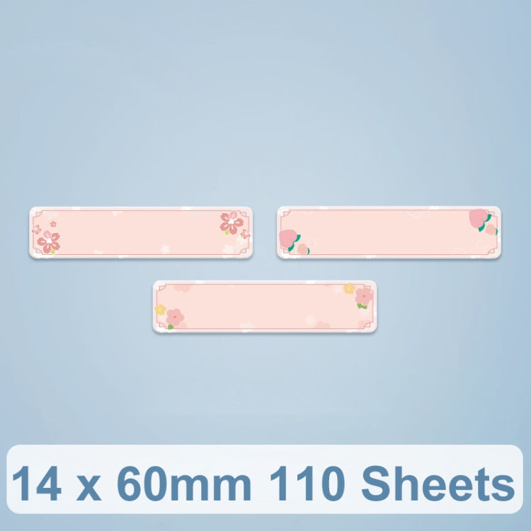 Thermal Printing Label Paper For NiiMbot D101 / D11, 25 x 39mm 160 Sheets, 14 x 60mm 110 Sheets, 25 x 60mm 110 Sheets, 20 x 75mm 90 Sheets