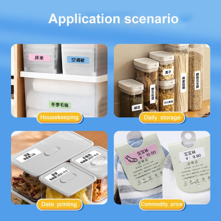 Thermal Printing Label Paper Stickers For NiiMbot D101 / D11, 25 x 50mm 130 Sheets Pink, 25 x 50mm 130 Sheets Mint Green, 25 x 50mm 130 Sheets Lemon Yellow