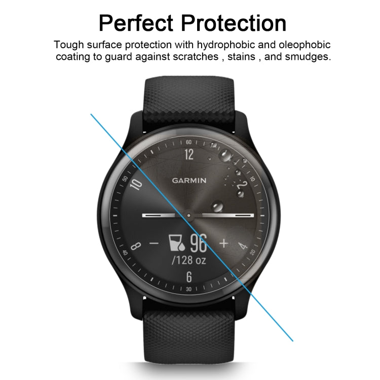 10 PCS 0.26mm 2.5D 9H Tempered Glass Film Screen Protector, For GarminMove Sport (20 PCS), For Garmin Epix (10 PCS), For Garmin Fenix 7S (10 PCS)