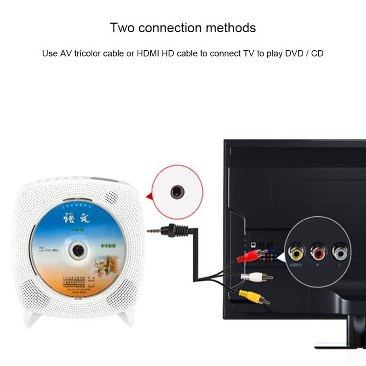 Kecag KC-609 Wall Mounted Home DVD Player Bluetooth CD Player, DVD/CD+Connectable TV  + Plug-In Version, CD Version+ Not Connected to TV+ Plug-In Version, CD Version +Not Connected to TV + Charging Version, CD Version +                                 ...
