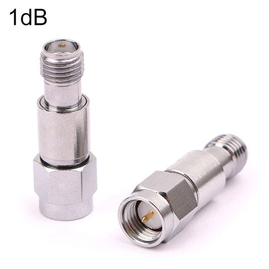 SMA Attenuator DC-6GHz SMA Coaxial Fixed Connectors, 1dBi, 2dBi, 3dBi, 5dBi, 6dBi, 8dBi, 9dBi, 10dBi, 15dBi, 25dBi, 30dBi, 40dBi, 50dBi, 60dBi