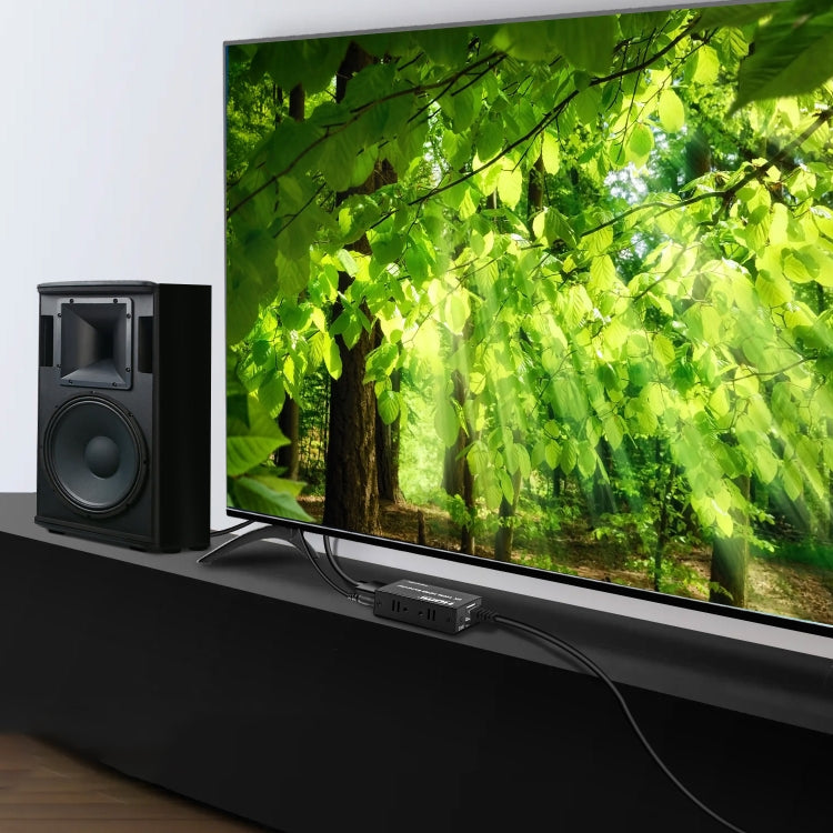 4K HDMI to RJ45 Network Extender, Transmission Distance: 200m, EU Plug