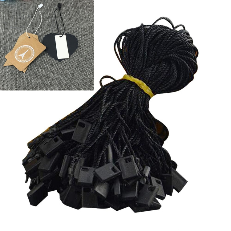 1 Pack of 990pcs Clothing Tag Rope CottonUniversal Plastic Square Hanging Tablets