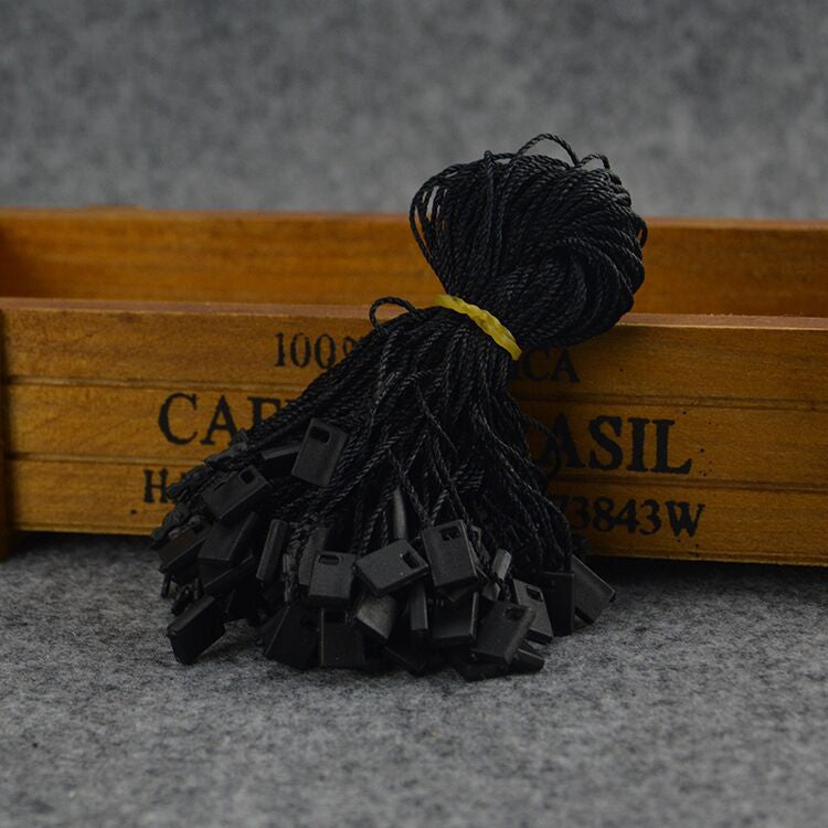 1 Pack of 990pcs Clothing Tag Rope CottonUniversal Plastic Square Hanging Tablets