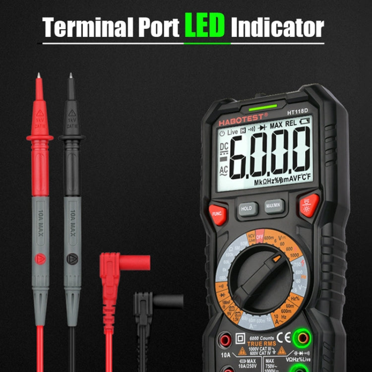 HABOTEST HT118D Portable High-precision Manual Digital Multimeter