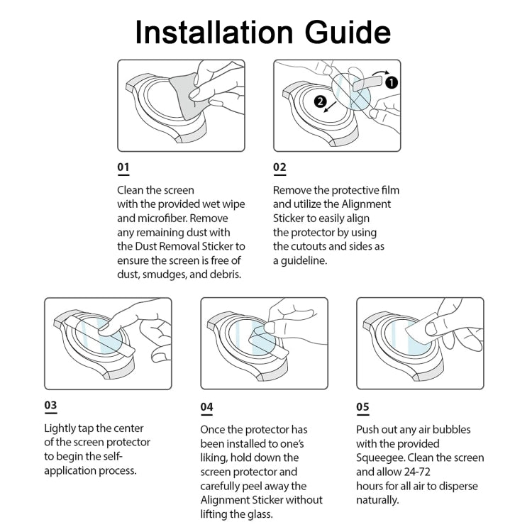 0.26mm 2.5D 9H Watch Tempered Glass Film Screen Protector, For Samsung Galaxy Watch4 Classic 46mm, For Samsung Galaxy Watch4 40mm