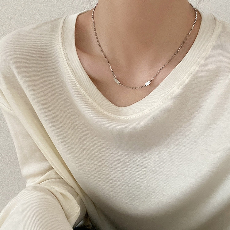 Ladies Alphabet Versatile Titanium Steel Necklace Twist Chain, XL2001, XL1951, XL1400, XL1437, XL2010, XL1505, XL1839, XL1864, XL1502, XL1570, XL1170, XL1459, XL1788, XL1780, XL1946, XL1089, XL1958, XL1983, XL1941, XL1944, XL1090, XL1114, XL1791, XL179...