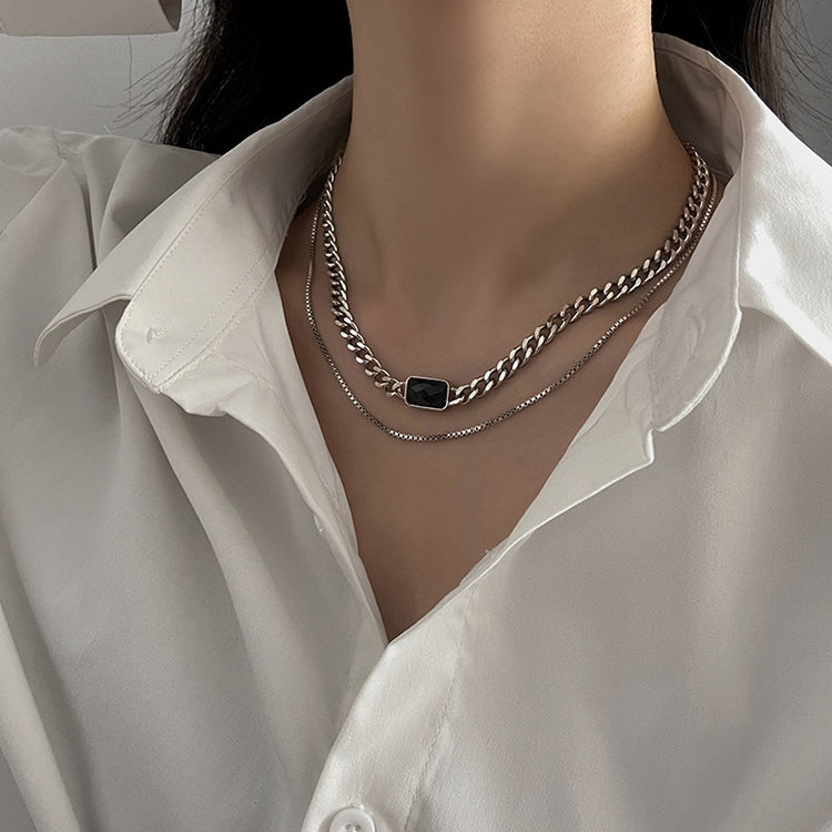 Ladies Alphabet Versatile Titanium Steel Necklace Twist Chain, XL2001, XL1951, XL1400, XL1437, XL2010, XL1505, XL1839, XL1864, XL1502, XL1570, XL1170, XL1459, XL1788, XL1780, XL1946, XL1089, XL1958, XL1983, XL1941, XL1944, XL1090, XL1114, XL1791, XL179...