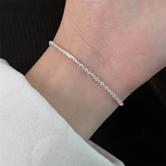 Sterling Silver Gypsophila Beanie Ladies Bracelet, Specification:SL0004, SL0004, SL0153, SL0543, SL0490, SL0654, SL0661, SL0754, SL0700, XL0140, JL0004 Anklet