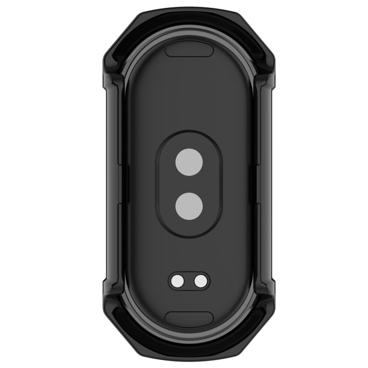 PC + Tempered Glass Integrated Protective Watch Case, For Xiaomi Mi Band 8