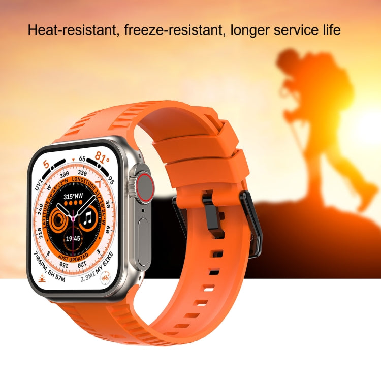 Tire Texture Silicone Watch Band, For Apple Watch Series 9 41mm, For Apple Watch Ultra 49mm, For Apple Watch Series 8 41mm, For Apple Watch Series 8 45mm, For Apple Watch SE 2022 40mm, For Apple Watch SE 2022 44mm