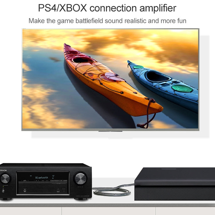 EMK Digital Audio Optical Fiber Cable Plastic Speaker Balance Cable, 2m, 15m, 30m, 1.5m, 20m, 3m, 1m