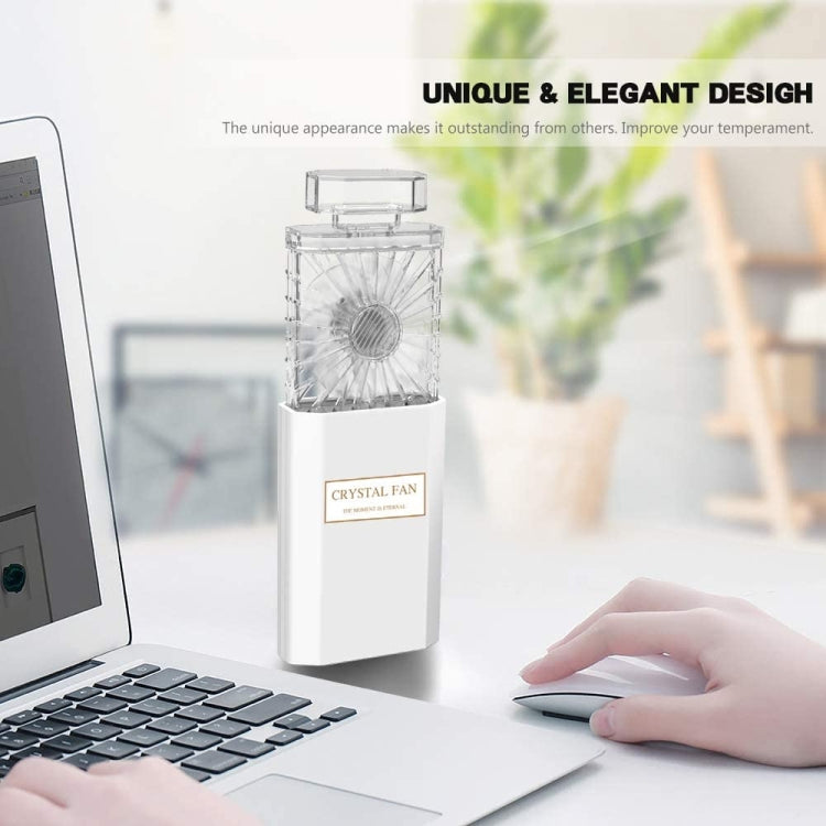 Perfume Shape Portable Fan Hidden Blade Fan