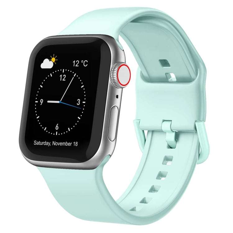 Pin Buckle Silicone Watch Band, For Apple Watch Series 8 45mm, For Apple Watch SE 2022 40mm