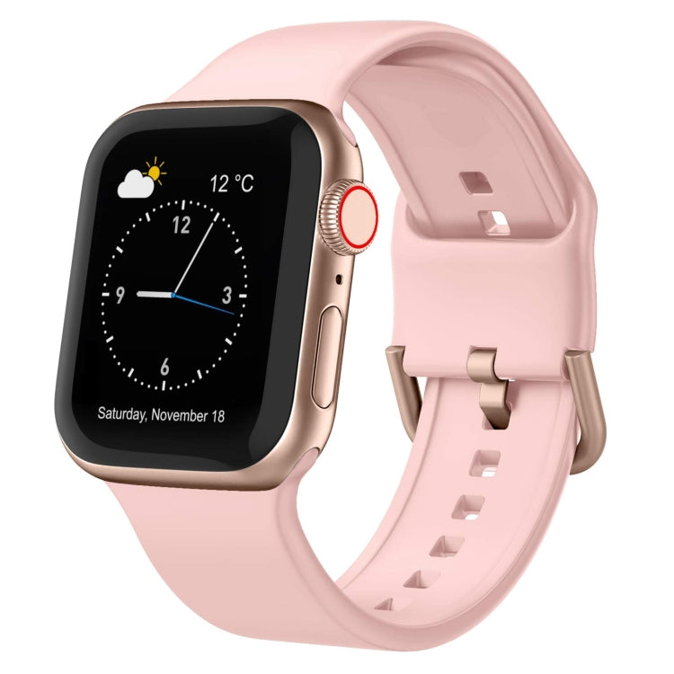 Pin Buckle Silicone Watch Band, For Apple Watch Series 8 45mm, For Apple Watch SE 2022 40mm