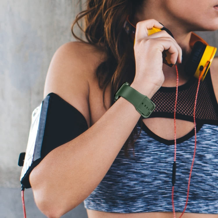 Pin Buckle Silicone Watch Band, For Apple Watch Series 9 41mm, For Apple Watch Ultra 49mm, For Apple Watch Series 8 41mm