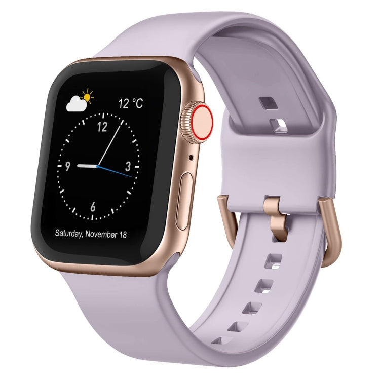 Pin Buckle Silicone Watch Band, For Apple Watch Series 9 41mm, For Apple Watch Ultra 49mm, For Apple Watch Series 8 41mm