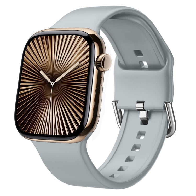 Pin Buckle Silicone Watch Band, For Apple Watch Series 10 46mm, For Apple Watch Series 10 42mm, For Apple Watch SE 2023 44mm