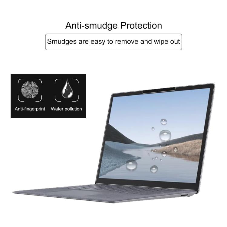 25pcs 9H 0.3mm Explosion-proof Tempered Glass Film, For Microsoft Surface Laptop 13 inch, For Microsoft Surface Laptop 7 15 inch, For Microsoft Surface Laptop 7 13.8, For Microsoft Surface Laptop 6 15, For Microsoft Surface Laptop 6 13.5