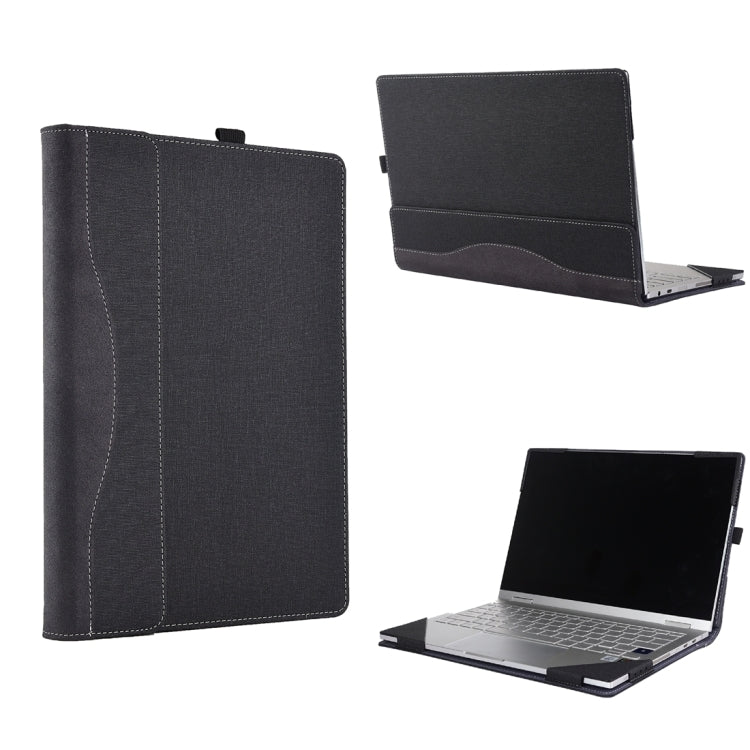 Cloth Texture Laptop Leather Case With Stand Function, For Microsoft Surface Book 3 / 2 / 1 13.5 inch, For Microsoft Surface Book 3 / 2 15 inch, For Microsoft Surface Laptop 6 15 inch, For Microsoft Surface Laptop 6 13.5 inch