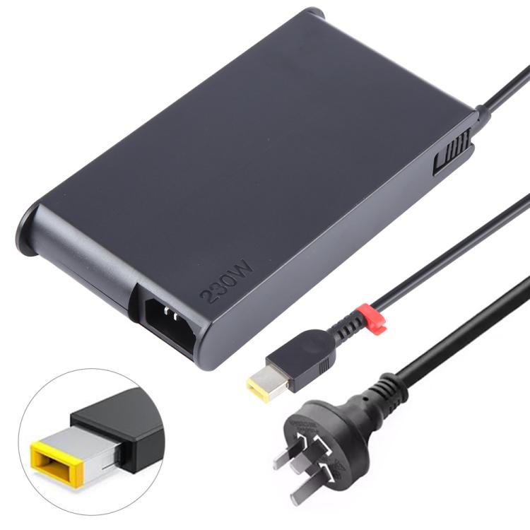 230W 20V 11.5A Laptop Notebook Power Adapter with Big Square USB Port For Lenovo Thinkpad / ThinkBook / Xiaoxin