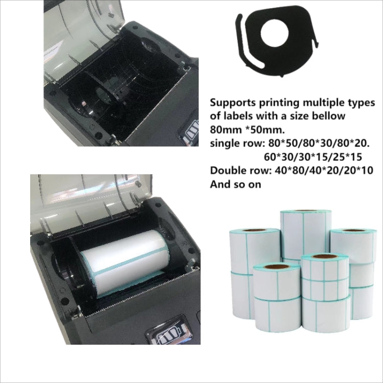 BT-802 80mm USB-C/Type-C + Bluetooth Portable Thermal Printer