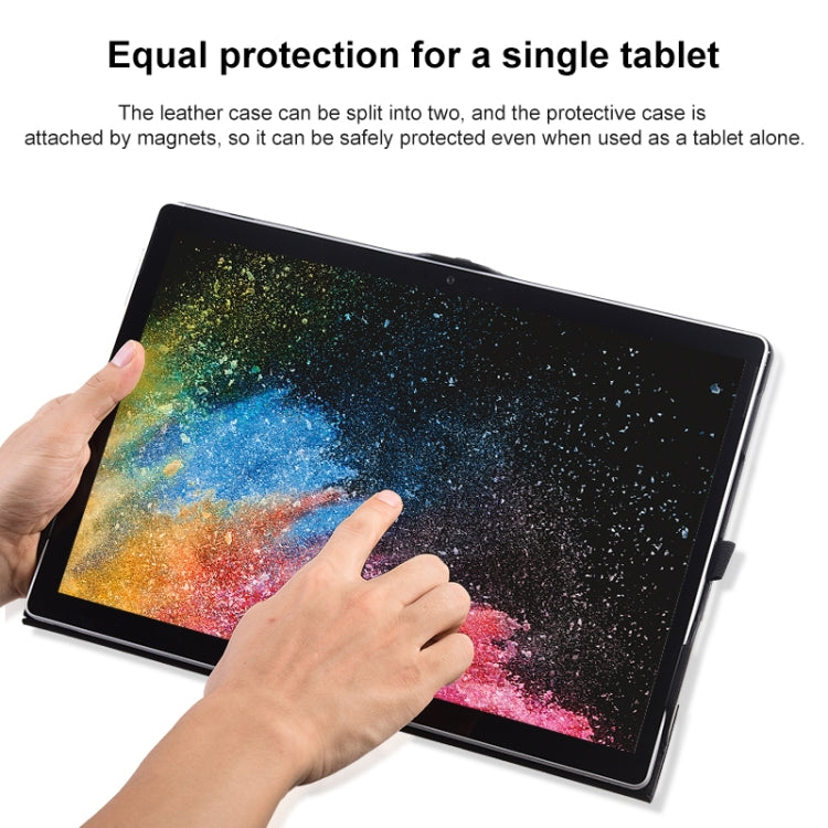 Deformation Single Screen Leather Laptop Case, For Microsoft Surface Book 3 / 2 / 1 13.5 inch