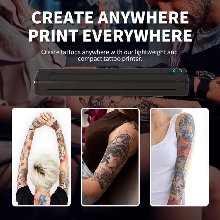A41 203DPI Portable Tattoo Printer Office Study Bluetooth HD Thermal Printer